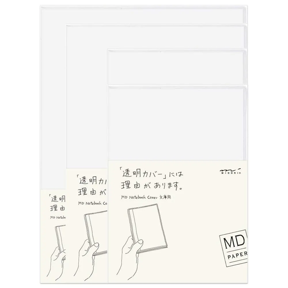 MD Paper Notebook Cover - Clear