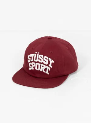 MD Stussy Sport Cap Maroon