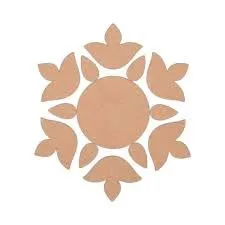 MDF Decorative Rangoli Design for Resin Art, 3D Rangoli, Mandala Art, Rangoli Stencil_MDF Thickness 5 mm - Design_3_10 Inch