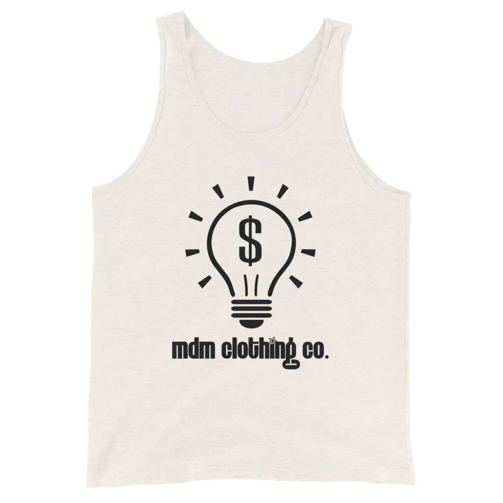 MDM Clothing Co. Black Text Tank Top