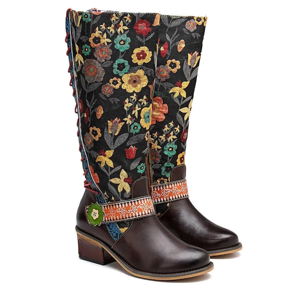 Meadow Boho Hippie Knee-High Boots