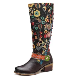 Meadow Boho Hippie Knee-High Boots