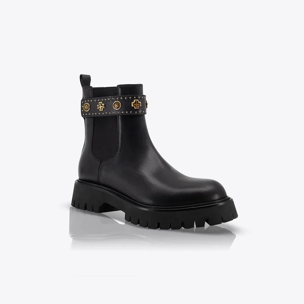 Meadow Boot Black/Gold