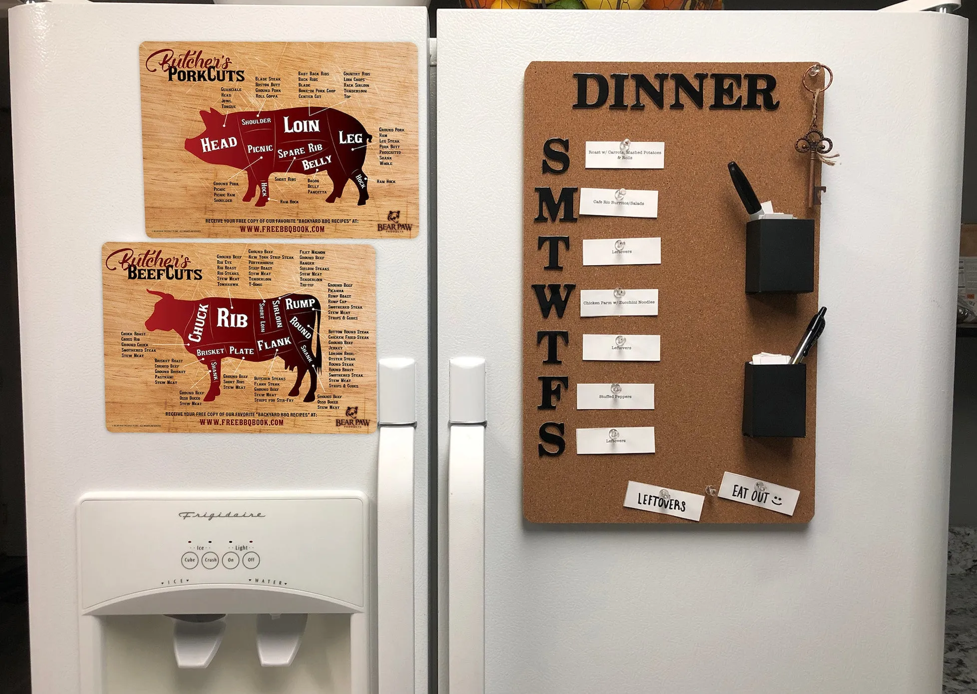 Meat Cuts Magnets - Beef and Pork Combo