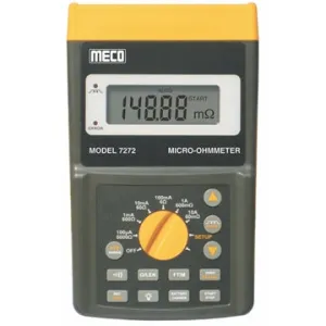 Meco 7002 Milli Ohmmeter with PC Interface via RS232 USB Communication and User Software