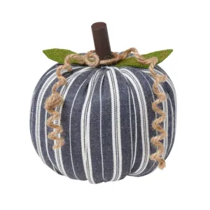 Med Navy Striped Pumpkin