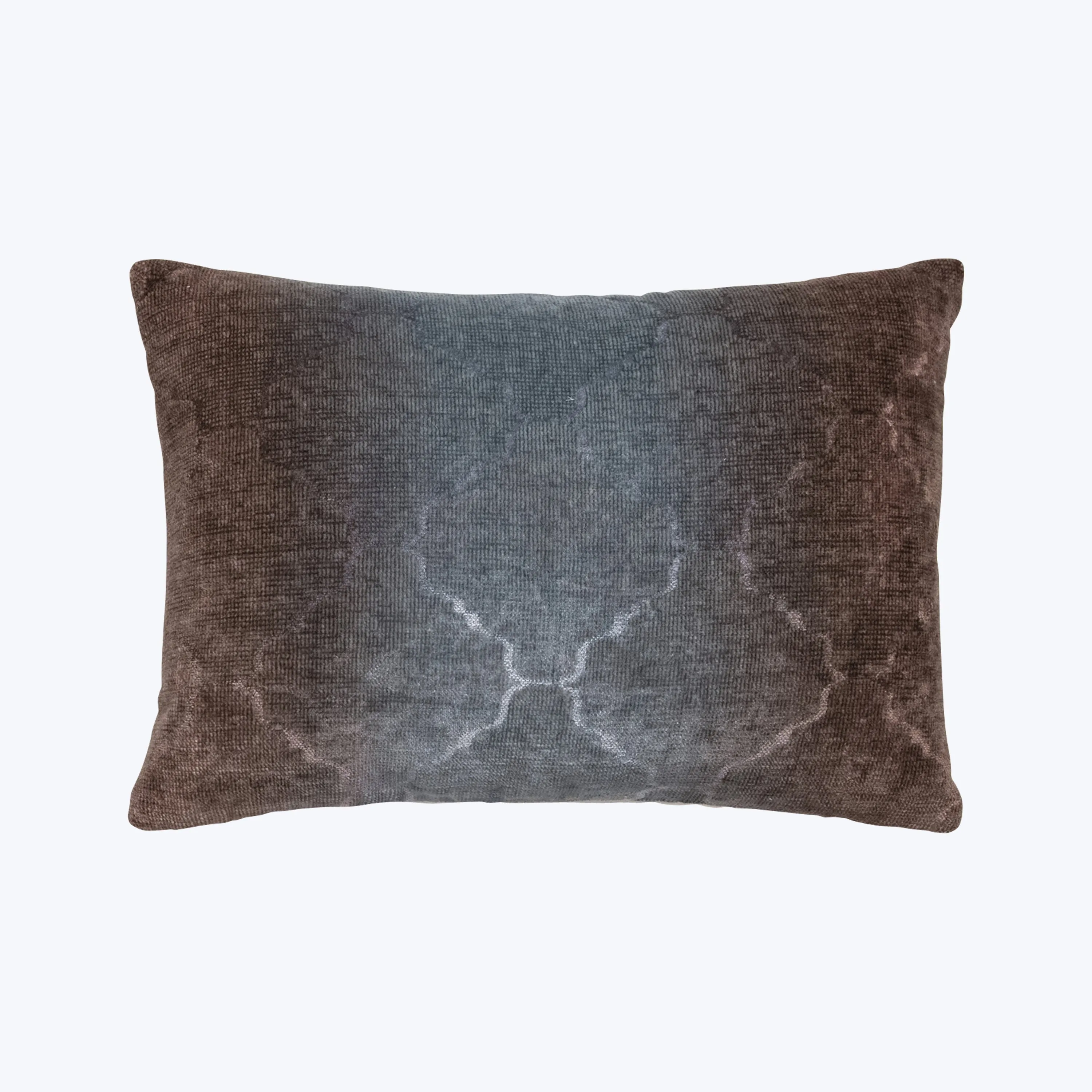 Medallion Woven Jacquard Lumbar Pillow Agave