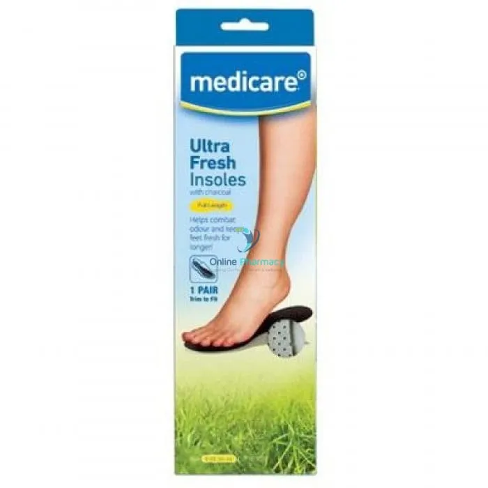 Medicare Ultra Fresh Insoles - 1 Pair