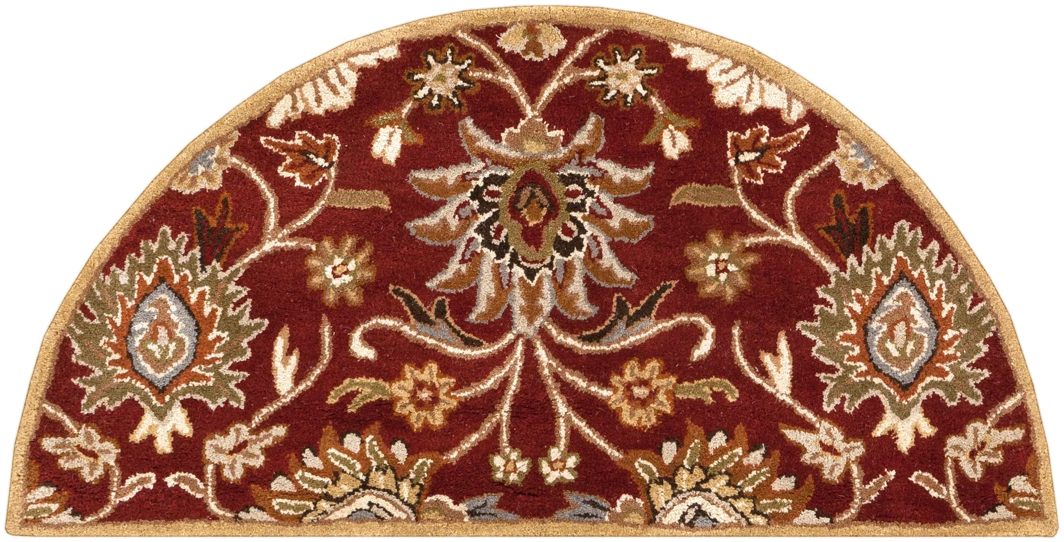 Mediterranean Vermilion Hand-Tufted Rug