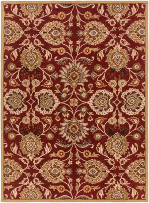 Mediterranean Vermilion Hand-Tufted Rug