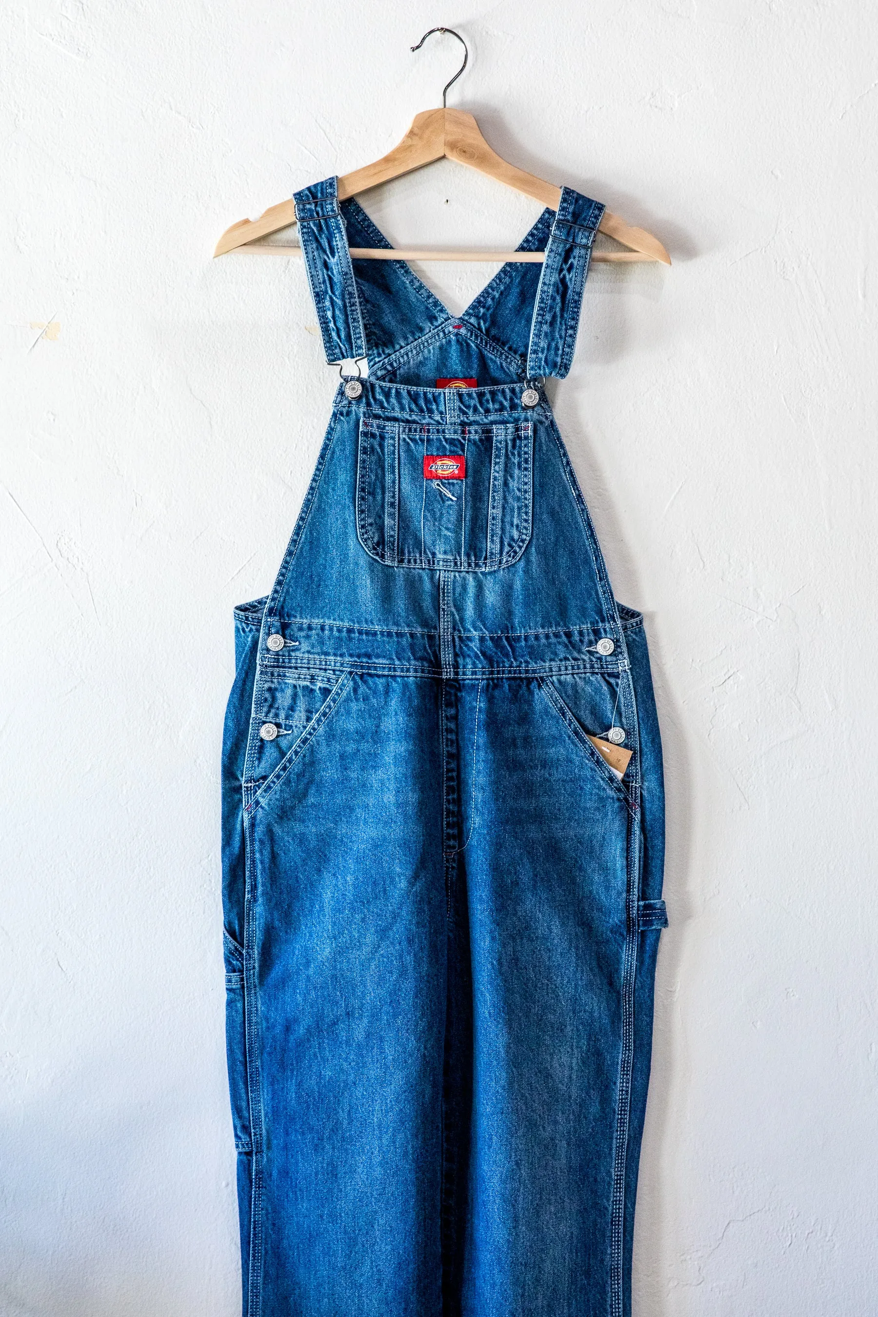 Medium Antique Wash Relaxed Overalls