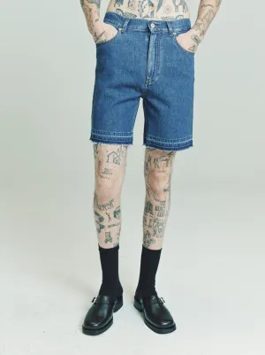 Medium Blue Denim Shorts