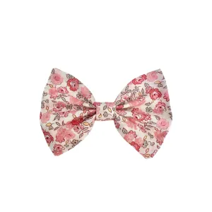 Medium Bow - Pink Flowers