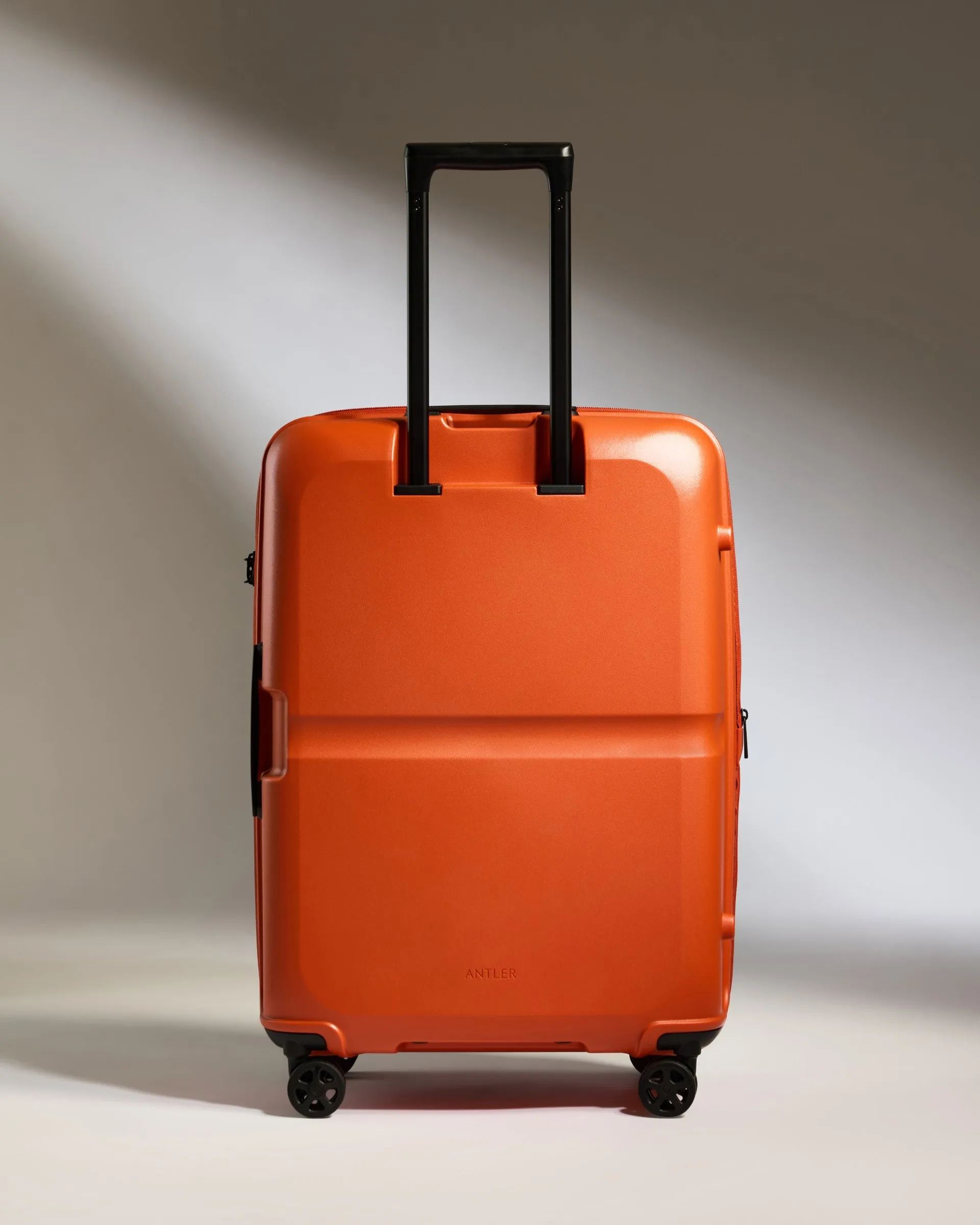 Medium Suitcase in Ember Orange - Single Stripe