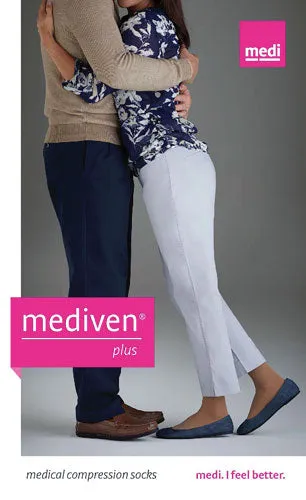 Mediven Plus, 20-30 mmHg, Knee High, Silicone Top Band, Open Toe