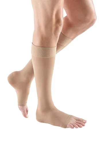 Mediven Plus, 20-30 mmHg, Knee High, Silicone Top Band, Open Toe