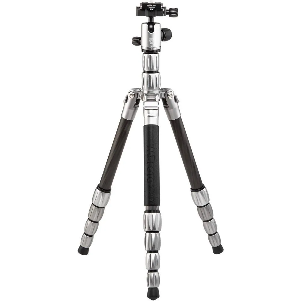 MeFOTO Backpacker S Travel Tripod Carbon Fibre - Titanium (6kg Load)