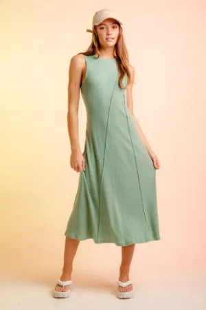 Megan Exposed Seam Maxi Dress