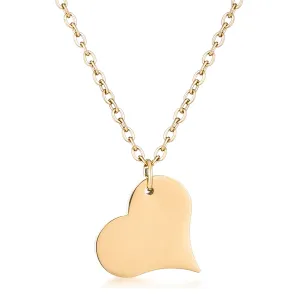 Megan Gold Heart Pendant