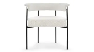 Mei - Mei Armchair, Warm White Boucle