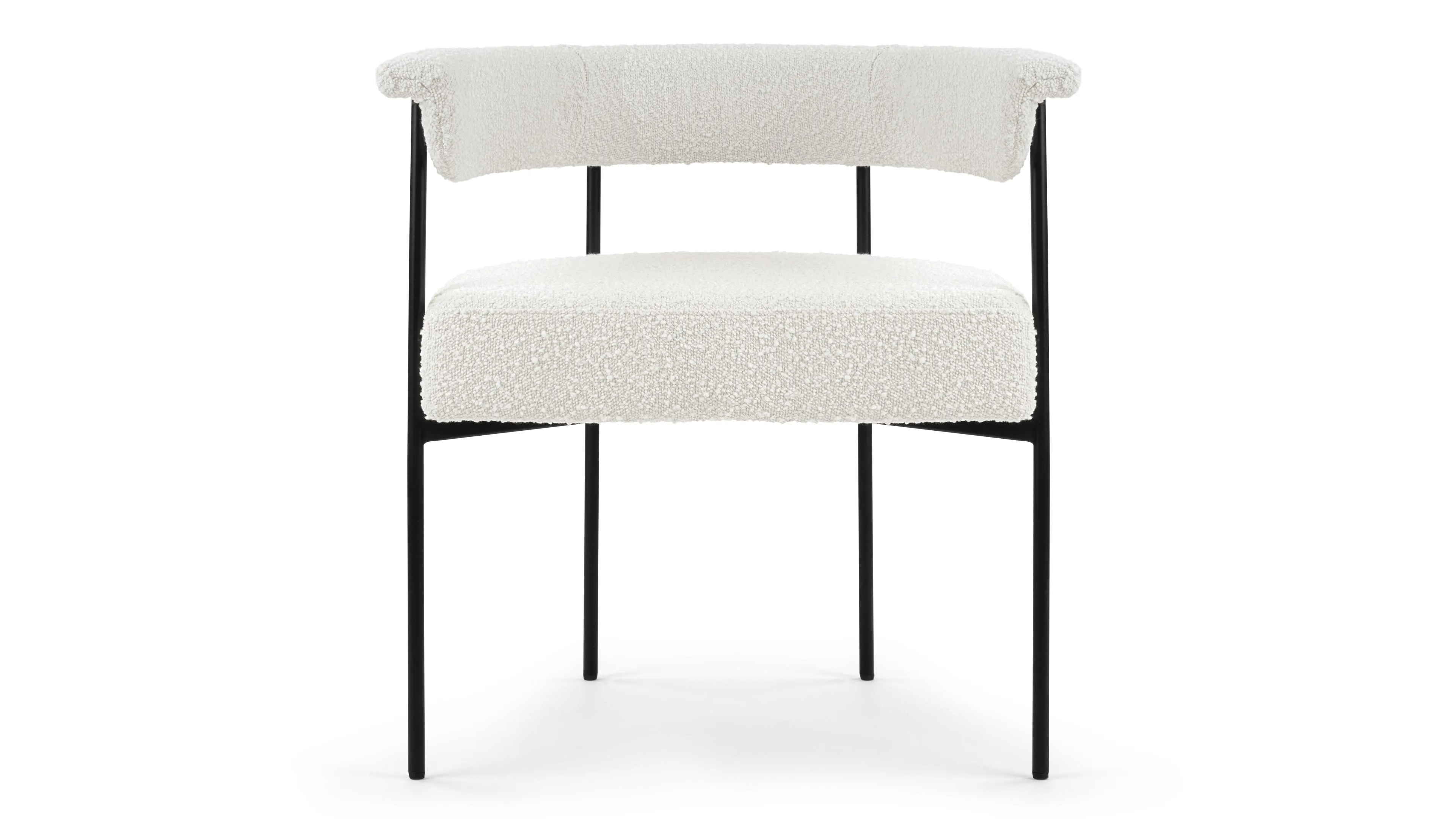 Mei - Mei Armchair, Warm White Boucle