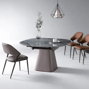 Meissa Sintered Stone Extendable Dining Table