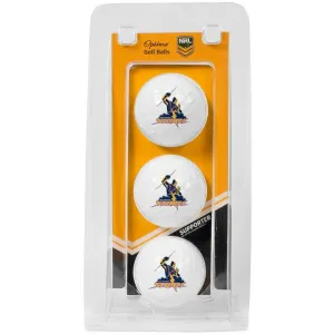 Melbourne Storm Optima Golf Ball 3 Pack