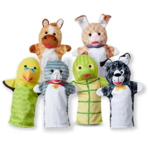 Melissa and Doug Pet Buddies Hand Puppets (6 Pc)