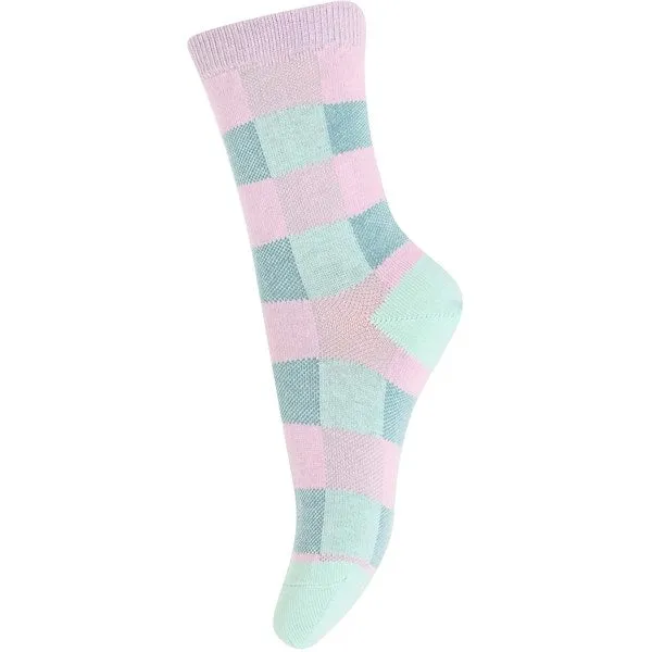 MELTON Checks Socks 3-pack Multicolors