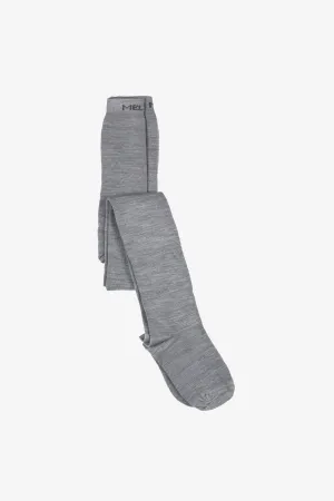 Melton Premium Wool Girls Tights - Grey (Size 5/6 left)