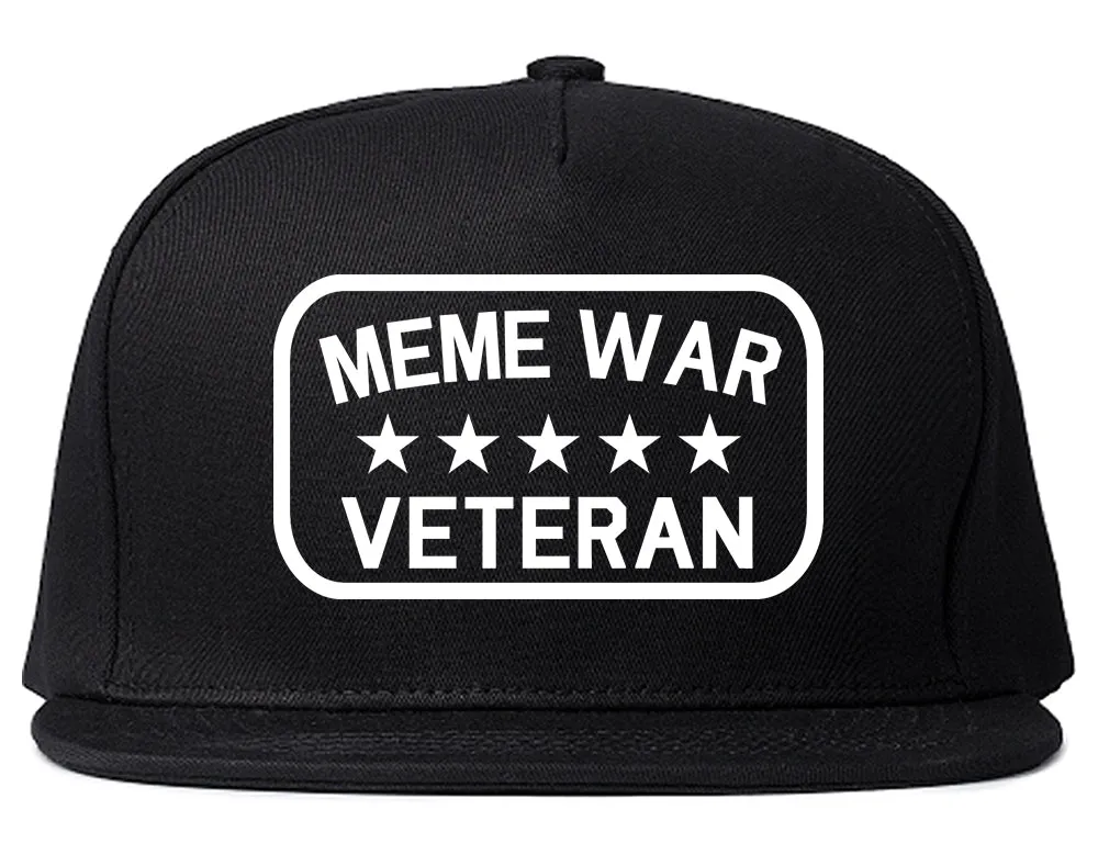 Meme War Veteran Mens Snapback Hat