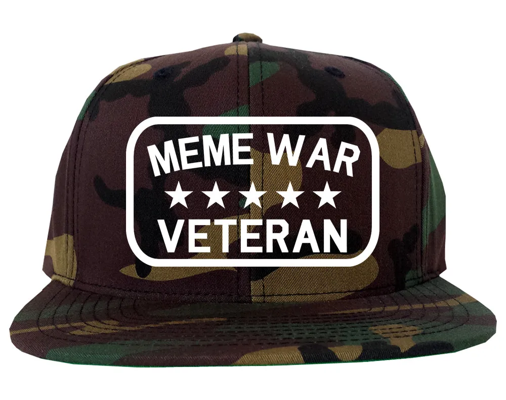 Meme War Veteran Mens Snapback Hat