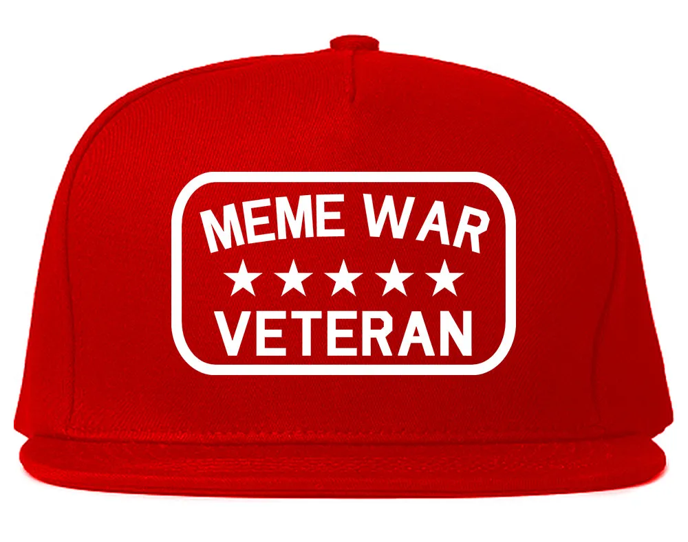 Meme War Veteran Mens Snapback Hat