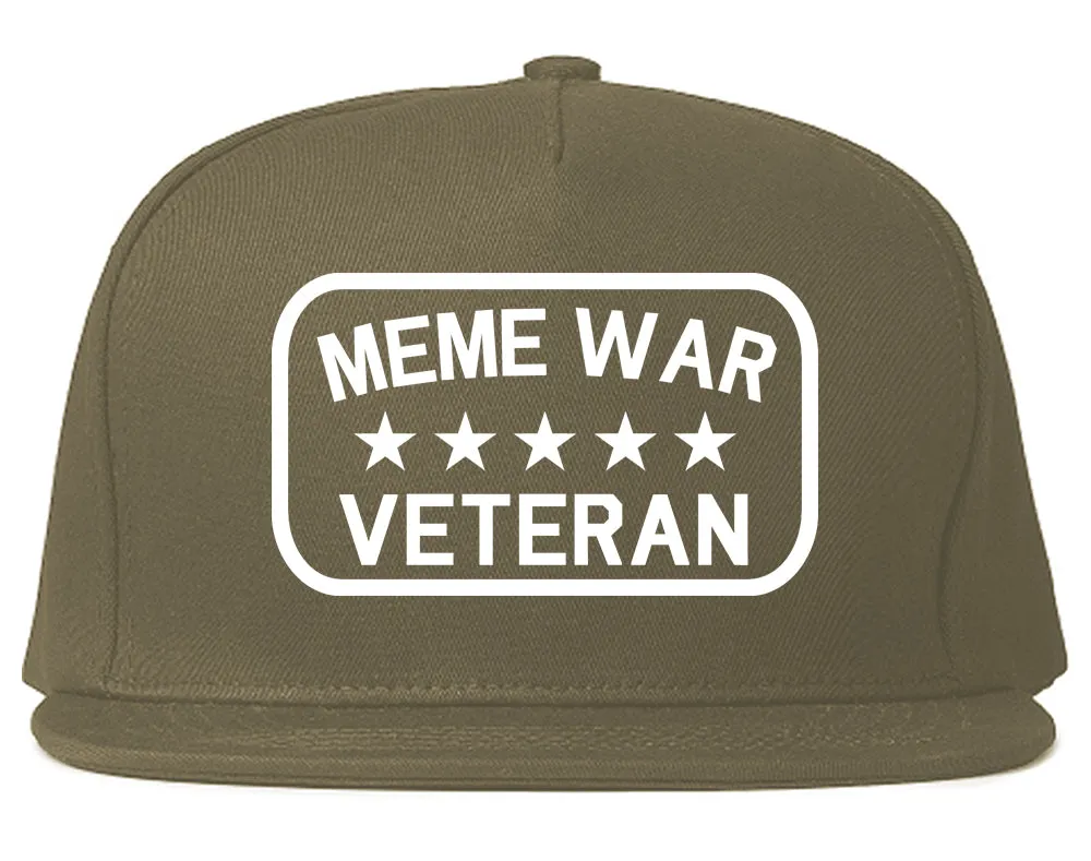 Meme War Veteran Mens Snapback Hat