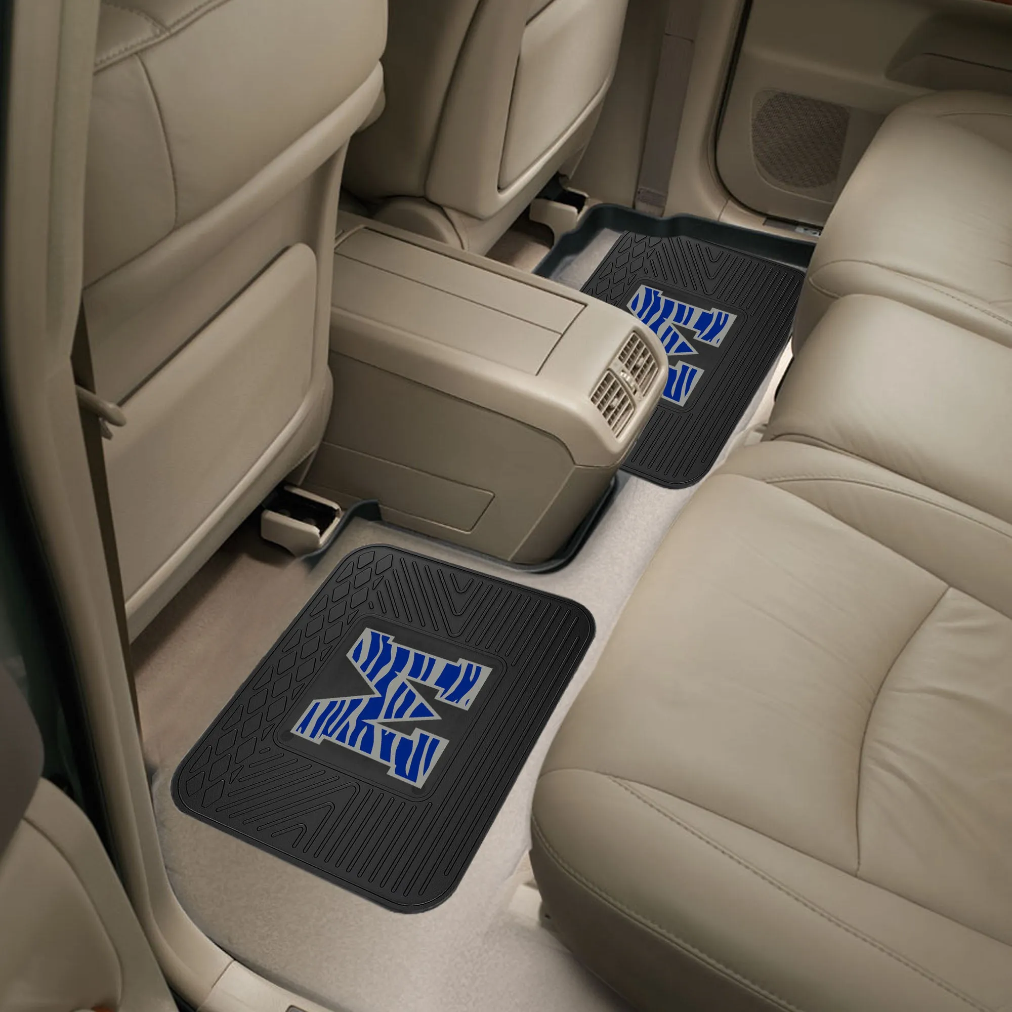 Memphis Tigers Back Seat Car Utility Mats - 2 Piece Set