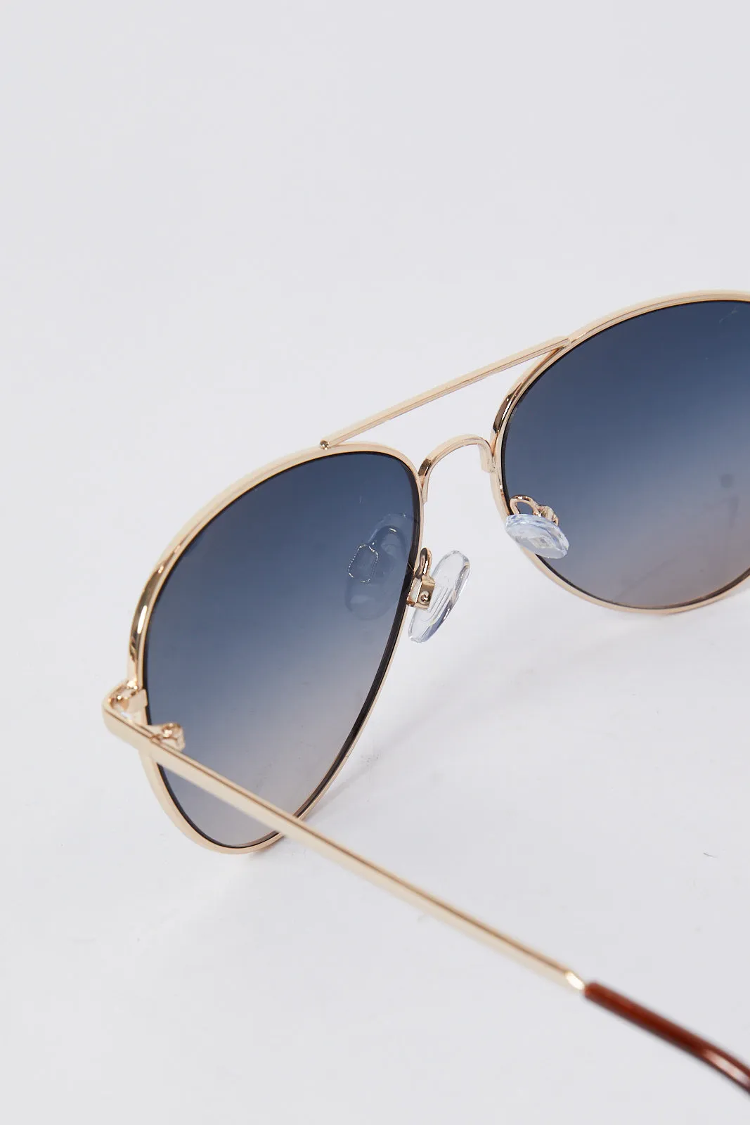 Men Blue Aviator Sunglasses