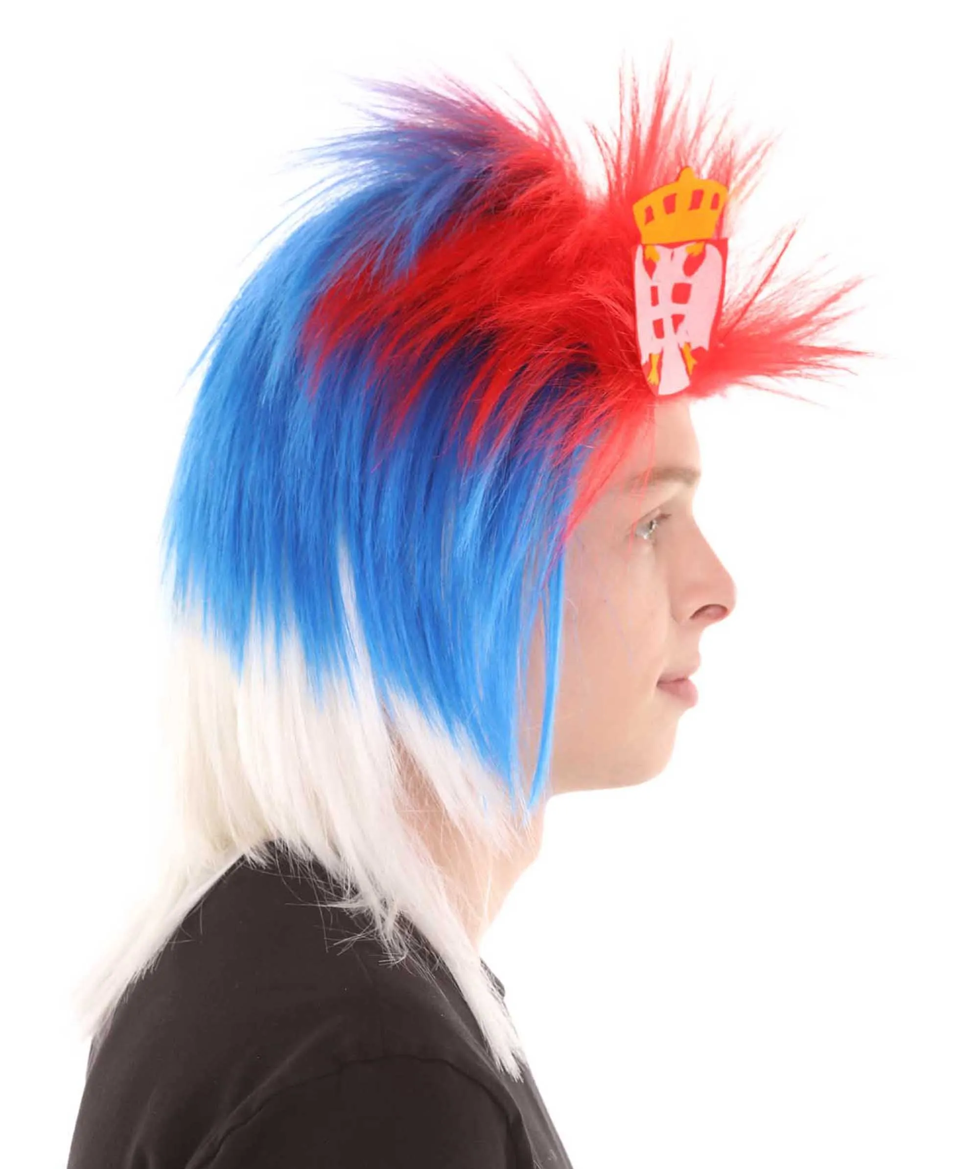 Men Flag Sports,80's Mullet Wigs Collection | Premium Breathable Capless Cap