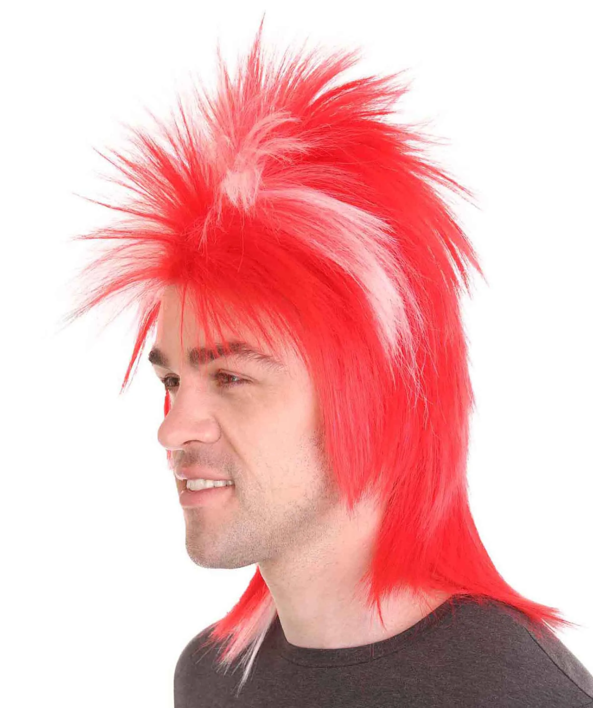 Men Flag Sports,80's Mullet Wigs Collection | Premium Breathable Capless Cap