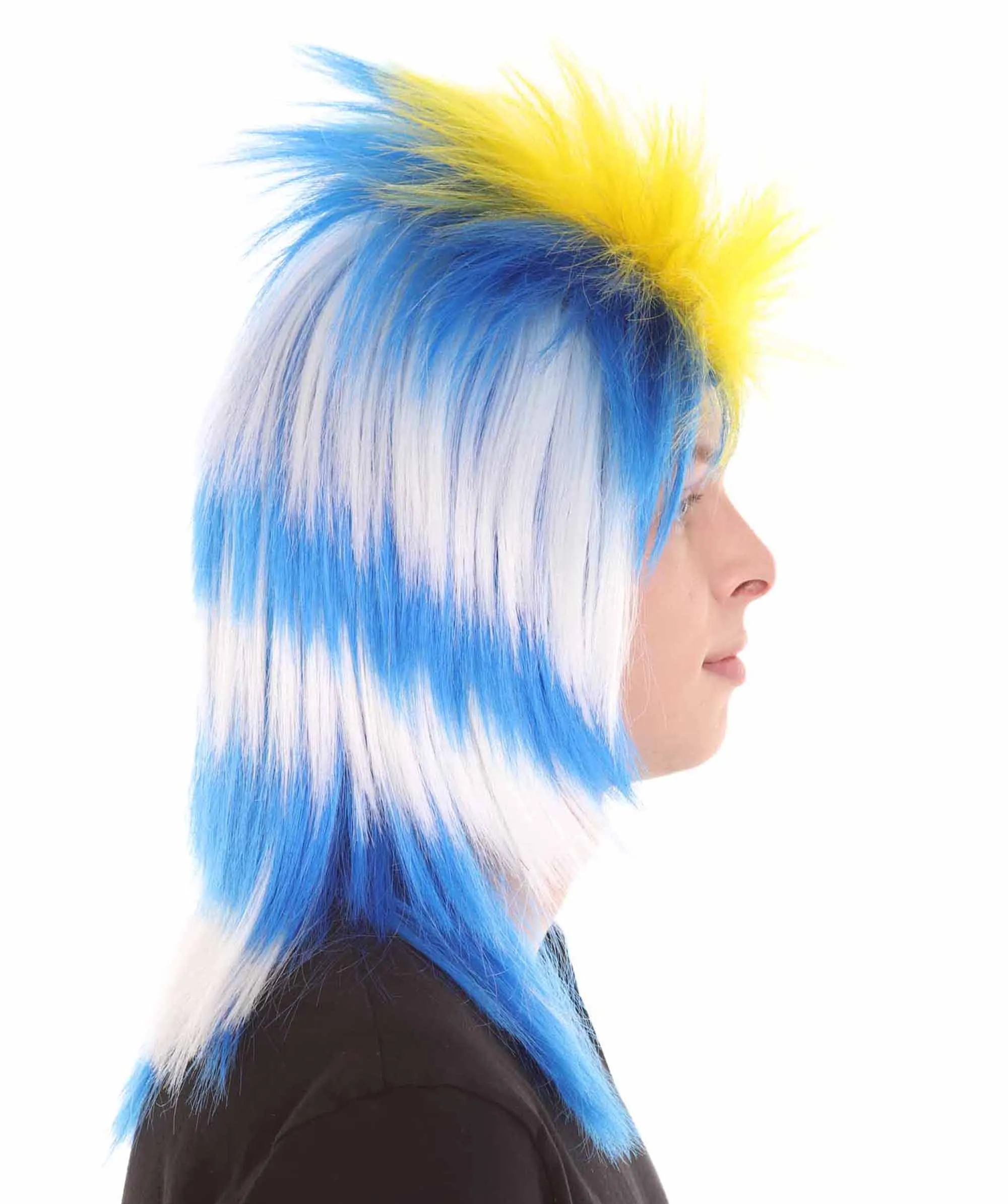 Men Flag Sports,80's Mullet Wigs Collection | Premium Breathable Capless Cap