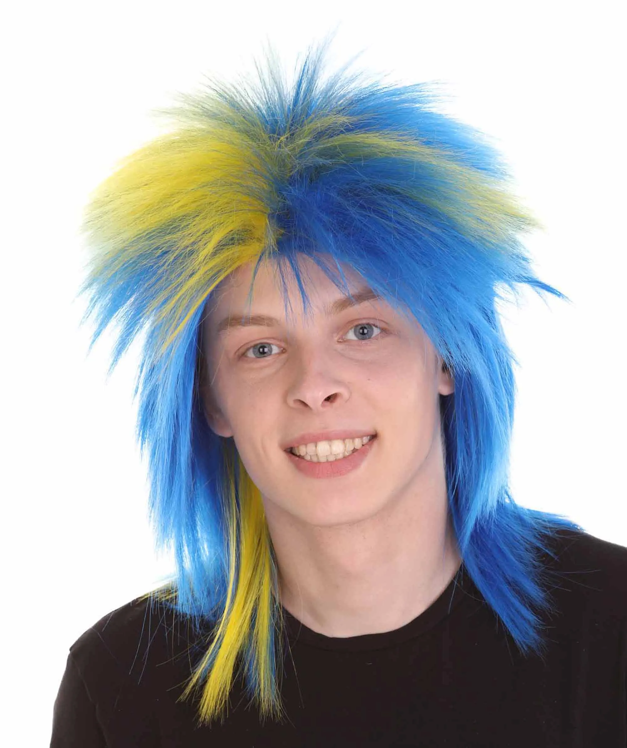 Men Flag Sports,80's Mullet Wigs Collection | Premium Breathable Capless Cap