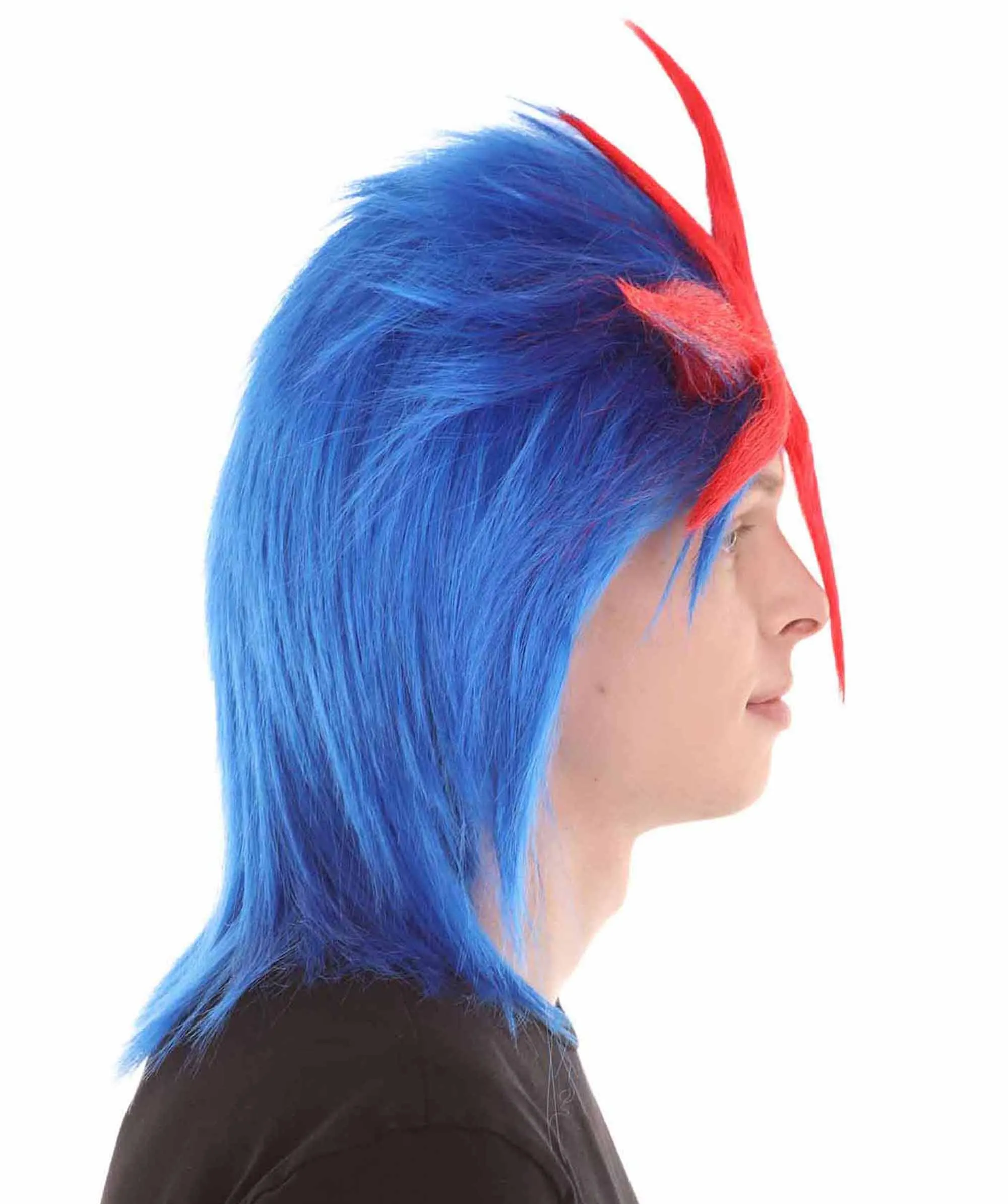 Men Flag Sports,80's Mullet Wigs Collection | Premium Breathable Capless Cap