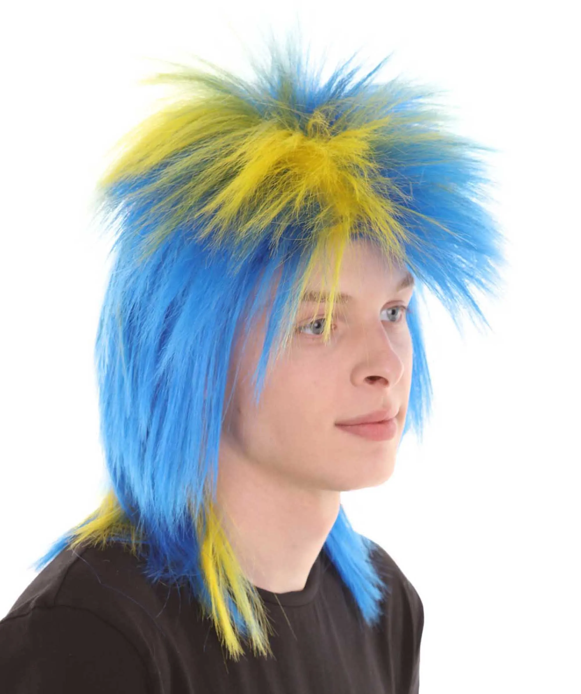 Men Flag Sports,80's Mullet Wigs Collection | Premium Breathable Capless Cap