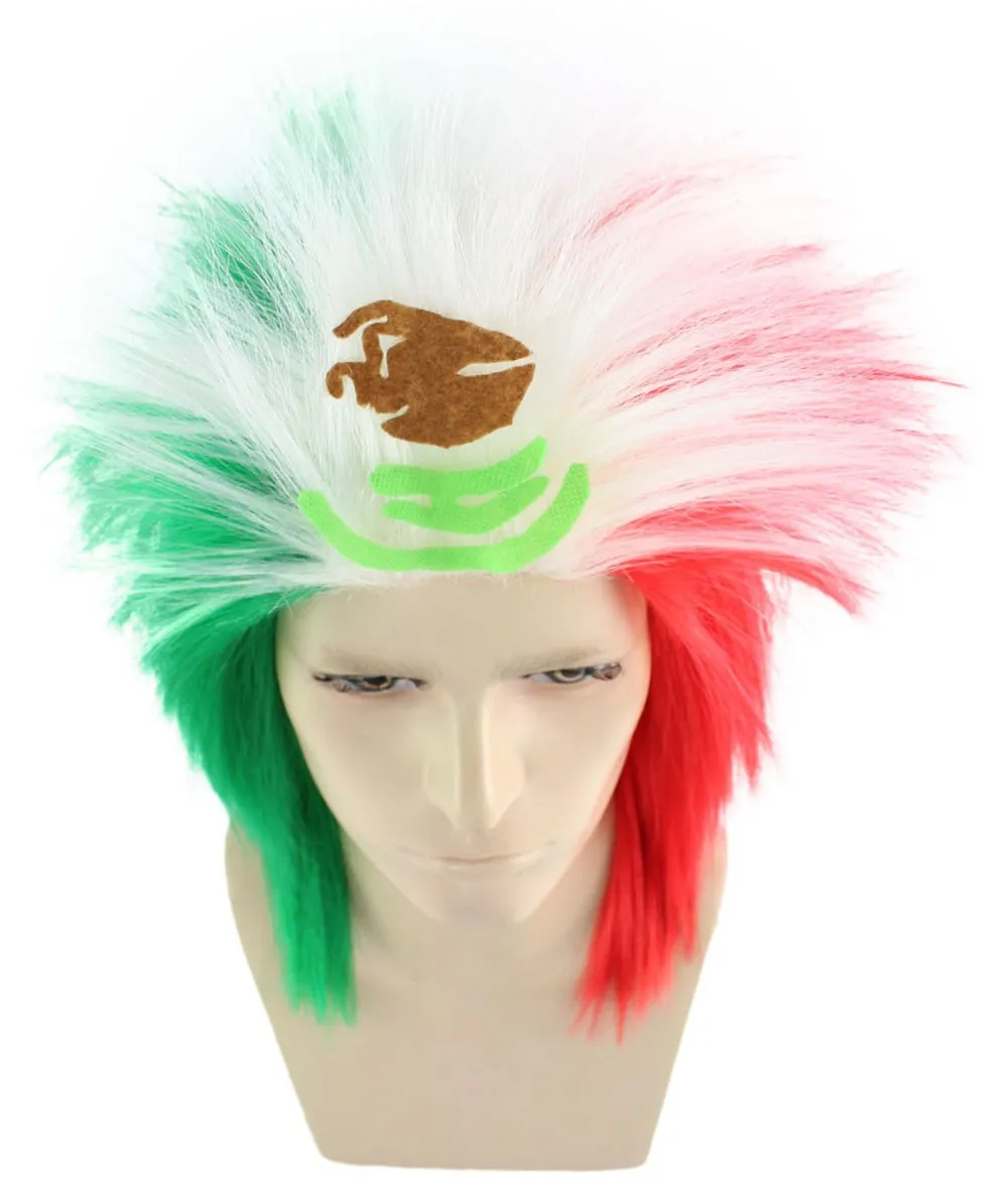 Men Flag Sports,80's Mullet Wigs Collection | Premium Breathable Capless Cap