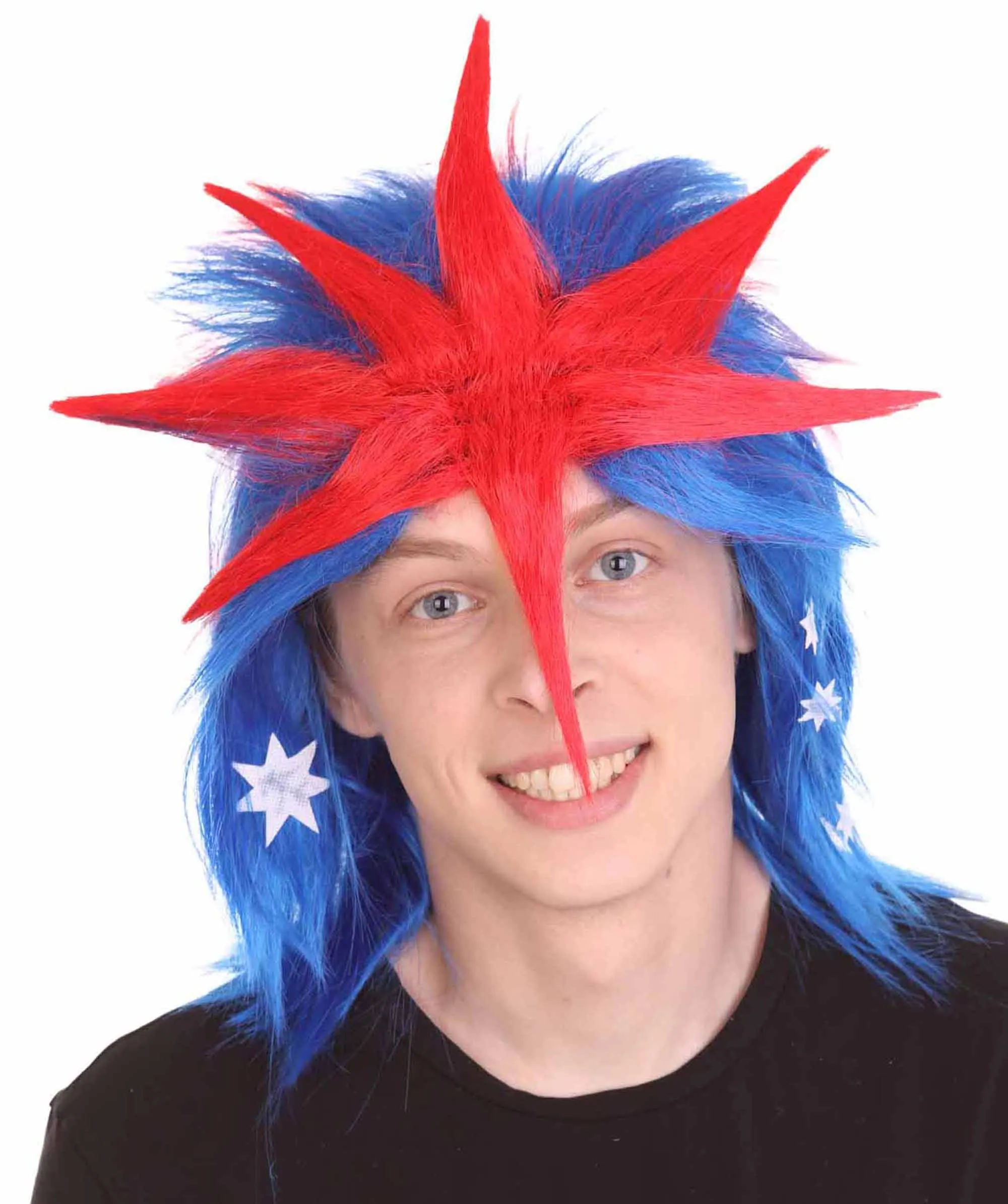 Men Flag Sports,80's Mullet Wigs Collection | Premium Breathable Capless Cap