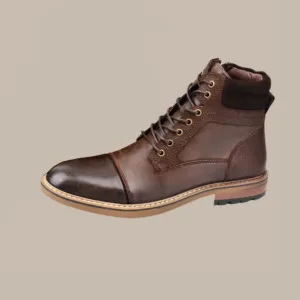 Men Genuine Leather Winter Boots