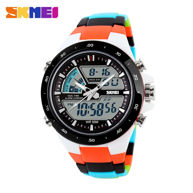 Men LED Digital Quartz Watch Electronic SKMEI Fashion Outdoor Sports Watches Watwrproof Wristwatches Man Clock Relogio Masculino