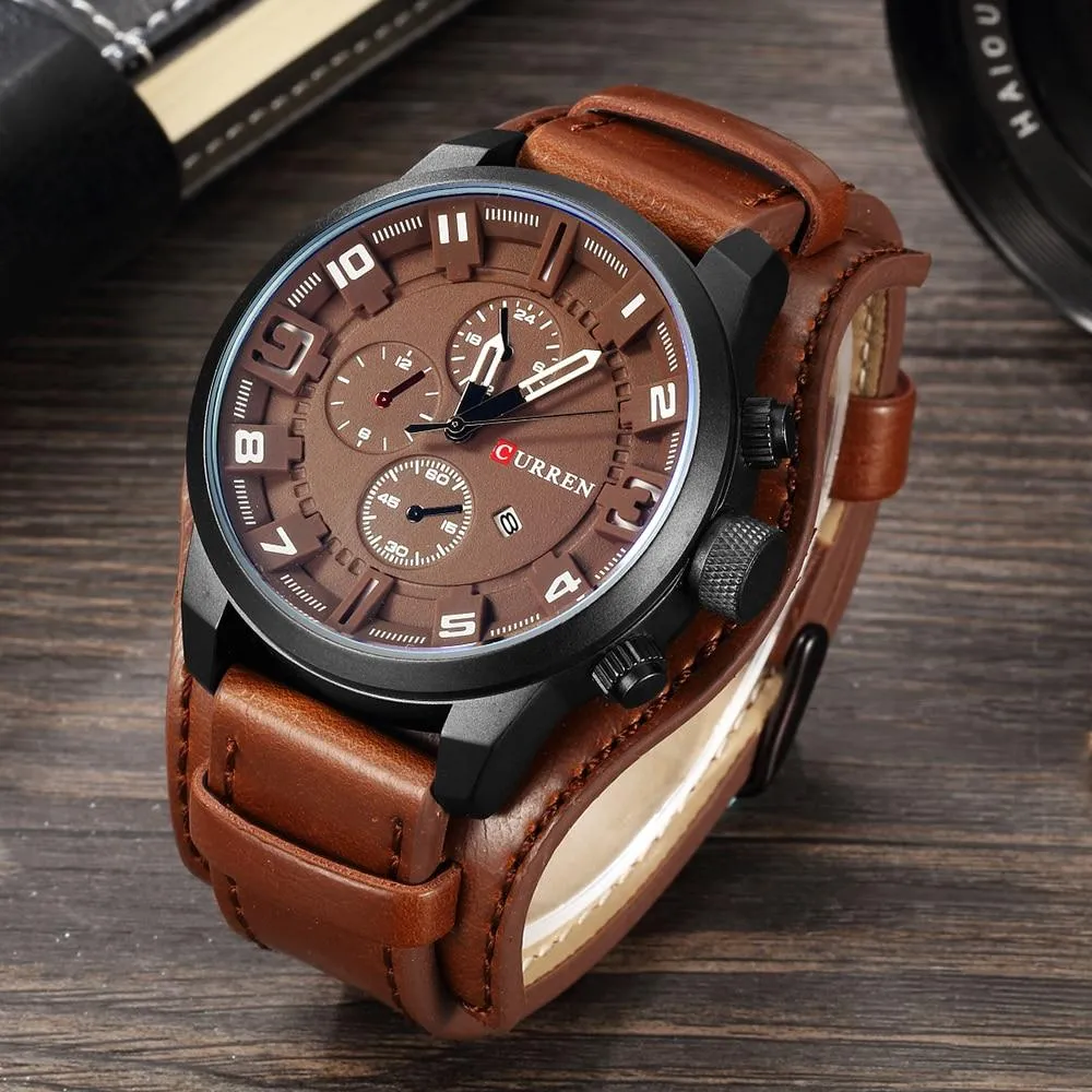 Men Luxury Army Military Steampunk Quartz watches