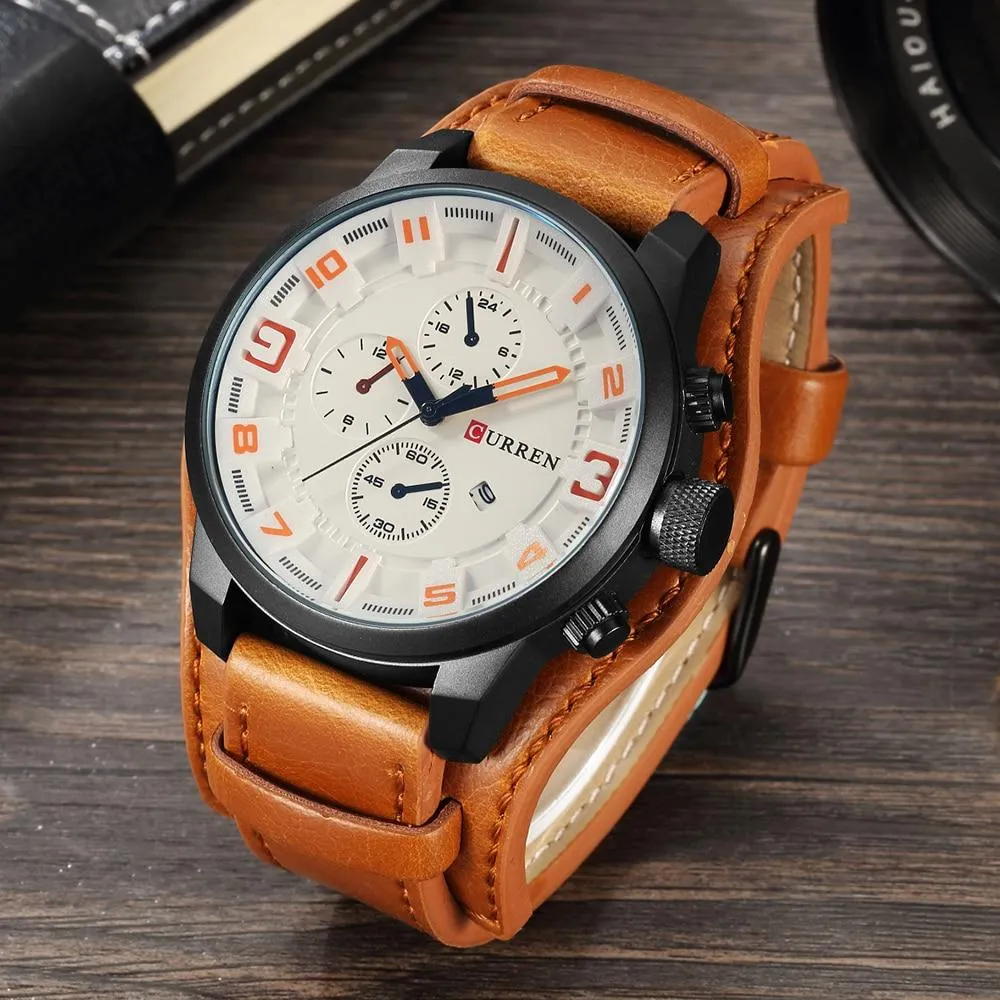 Men Luxury Army Military Steampunk Quartz watches