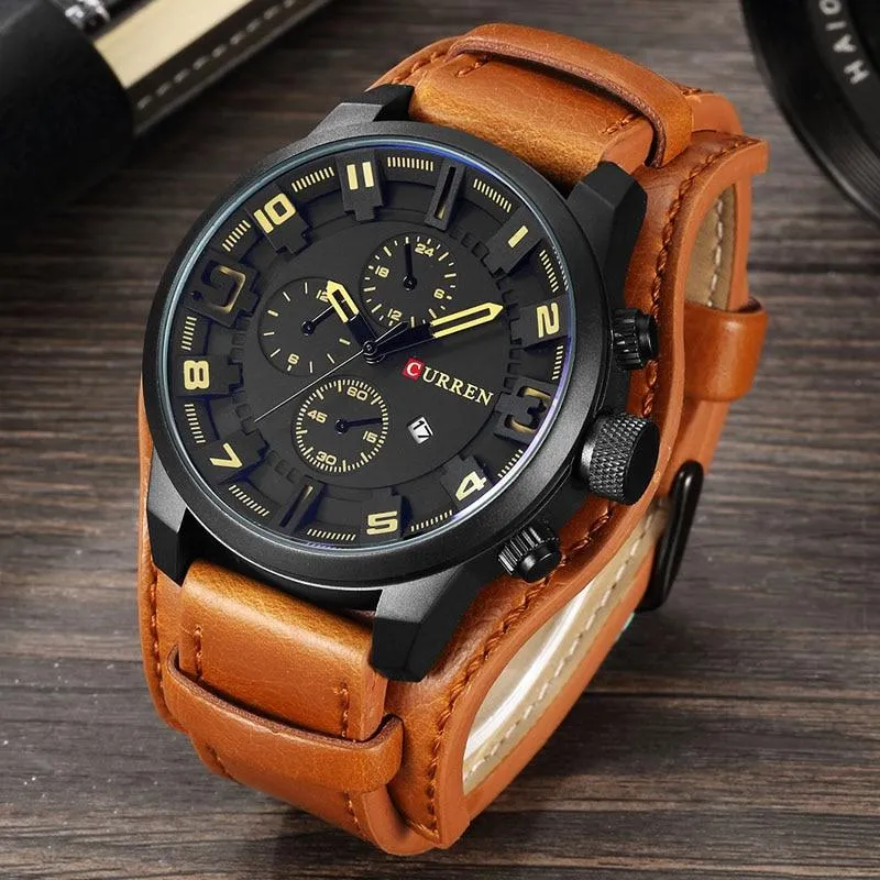 Men Luxury Army Military Steampunk Quartz watches