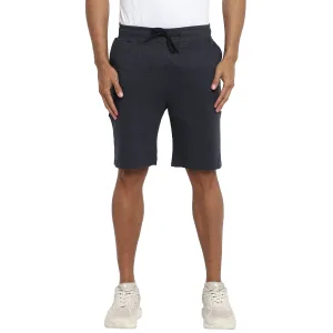 Men Polyester Navy Shorts